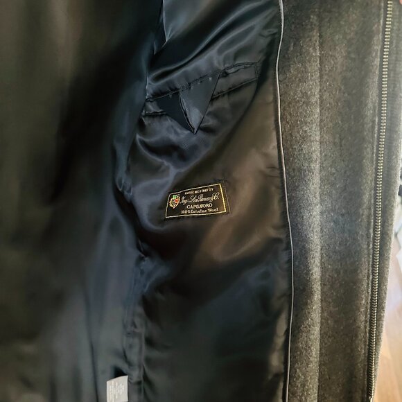 🧥NWOT🧥 Daniel Cremieux Signature Label Loro Piana Bib Wool Coat, M - Picture 10 of 12